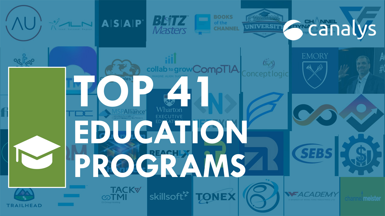 The top 41 education and training programs for channel and partnership professionals