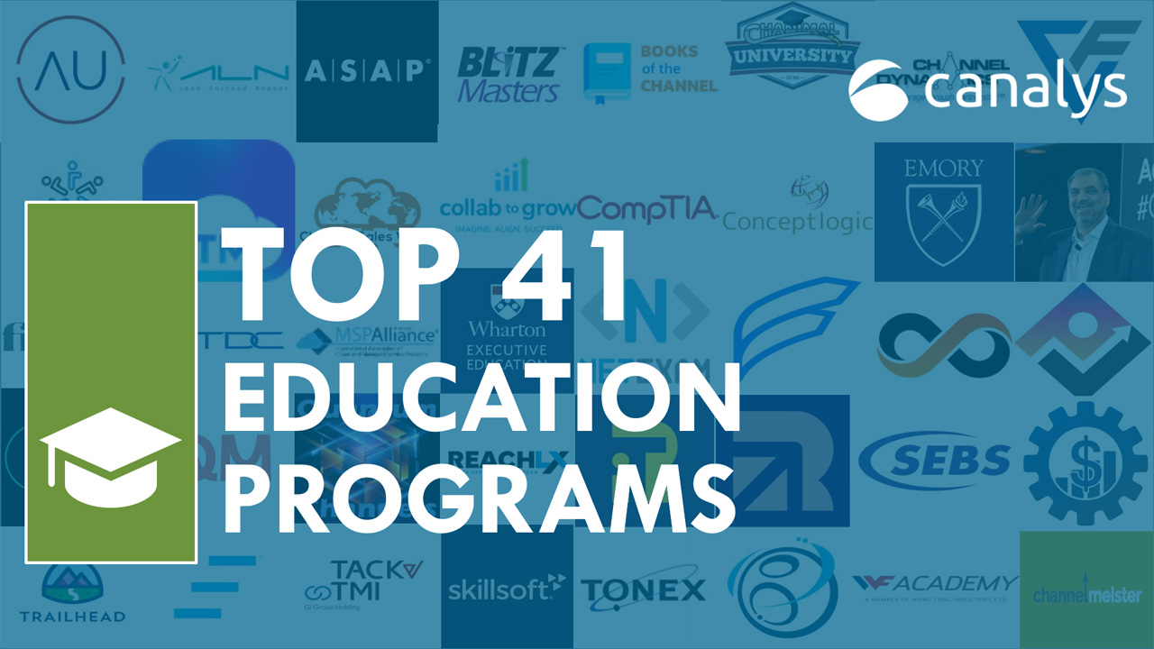 The top 41 education and training programs for channel and partnership professionals